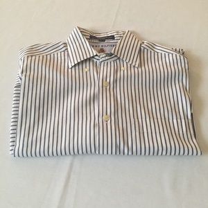 Men's Tommy Hilfiger White Blue Striped shirt